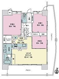 間取図画像 3LDK