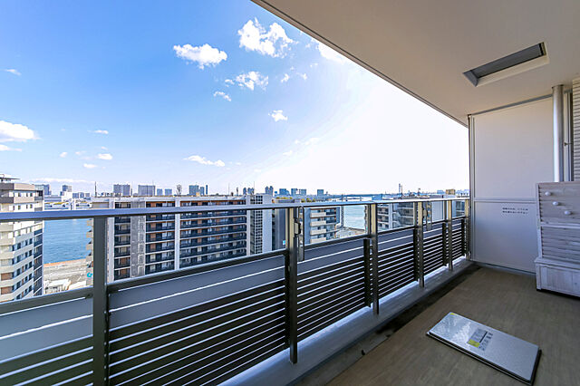 バルコニー ＨＡＲＵＭＩ　ＦＬＡＧ　ＰＡＲＫ　ＶＩＬＬＡＧＥ　Ｂ棟 15階/-