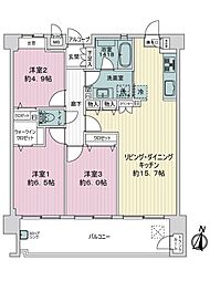 間取図画像 3LDK