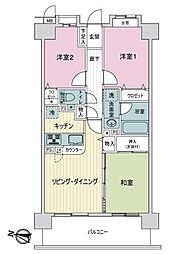 間取図画像 3LDK