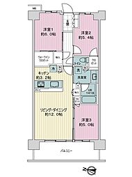 間取図画像 3LDK