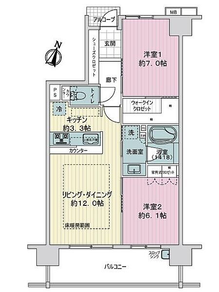 間取り：308000163373