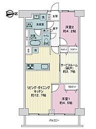 間取図画像 2SLDK