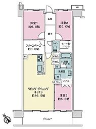 間取図画像 3LDK