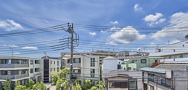 南側バルコニーからの眺望
