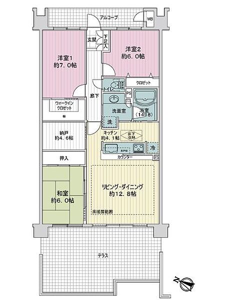 間取り：308000188036