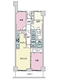 ライオンズステーションプラザ梅島 2SDKの間取図画像