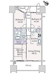 間取図画像 3LDK