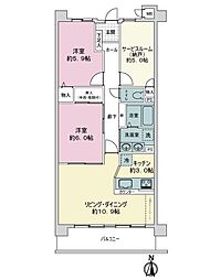 間取図画像 2SLDK