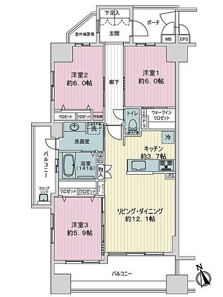 間取り：323000519215
