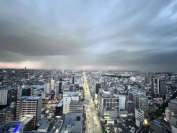 東側バルコニーからの眺望（夜景）