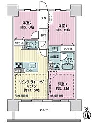 間取図画像 3LDK