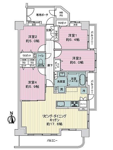 間取り：321000080460