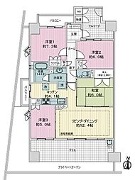 モアグレース長良川公園 4LDKの間取図画像