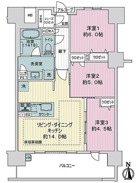 間取り：321000084133