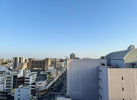 南側バルコニーからの眺望(名鉄岐阜駅方面)