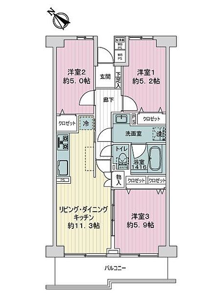 間取り：312001246992