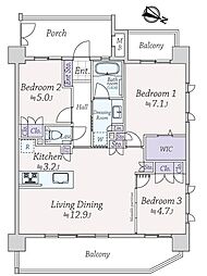 間取図画像 3LDK