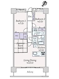 間取図画像 3LDK