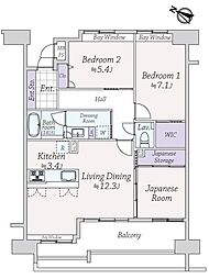 間取図画像 3LDK