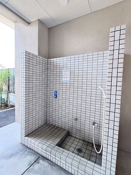 ペット足洗い場