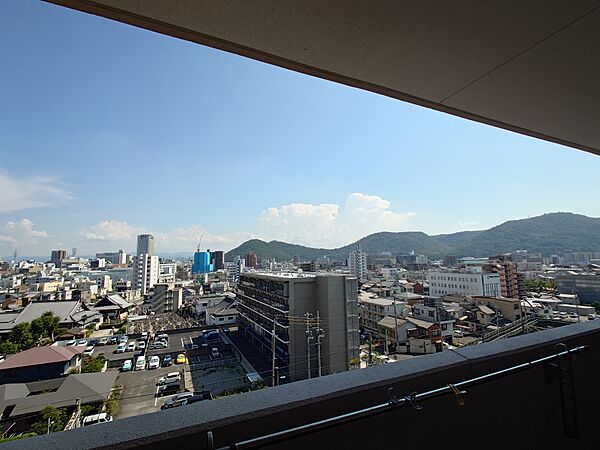 バルコニーからの眺望（眺望は永続的に保証されるものではありません）