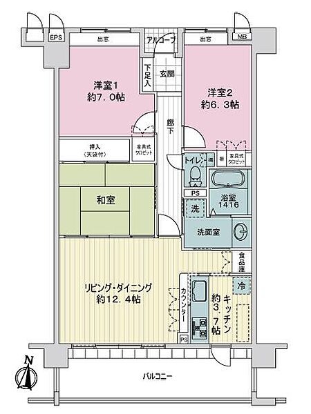 間取り：337000023486