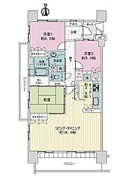 間取図画像 3LDK