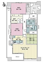 間取図画像 2SLDK