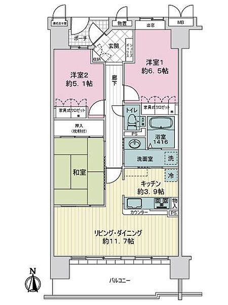 間取り：336000007388