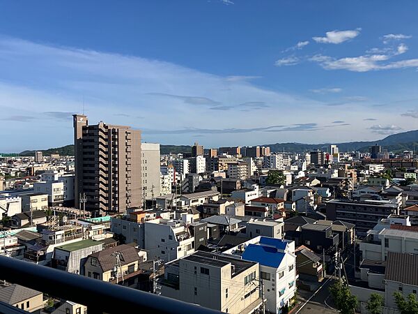 バルコニーからの眺望　南東方面撮影　眺望などは永続的に保証されるものではありません