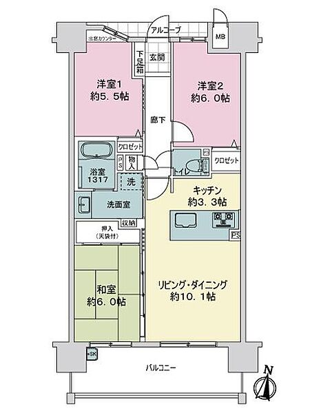 間取り：336000013102