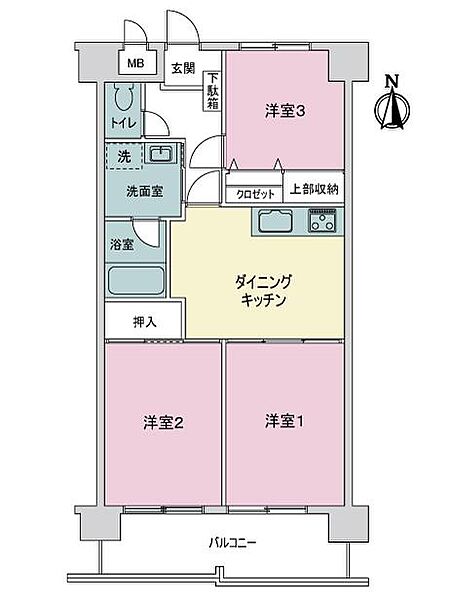 間取りを拡大表示