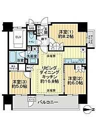 間取図画像 3LDK