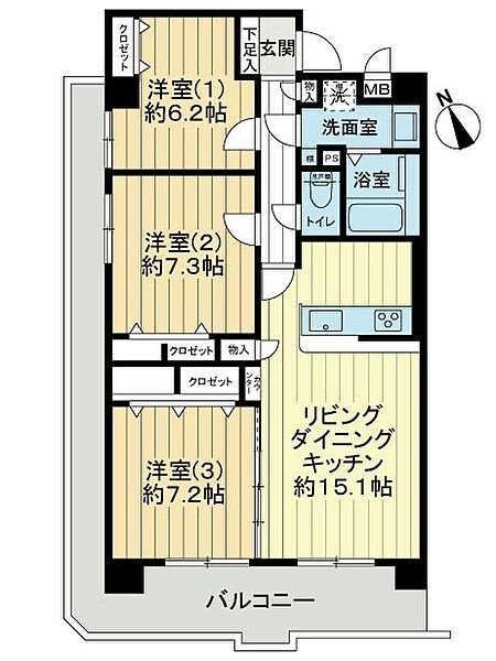 間取りを拡大表示