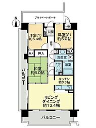 間取図画像 3LDK