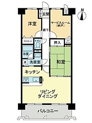 間取図画像 2SLDK