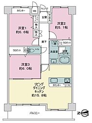 間取図画像 3LDK