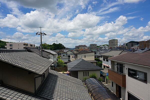 　西側バルコニーからの眺望（眺望は永久に保証されるものではありません）