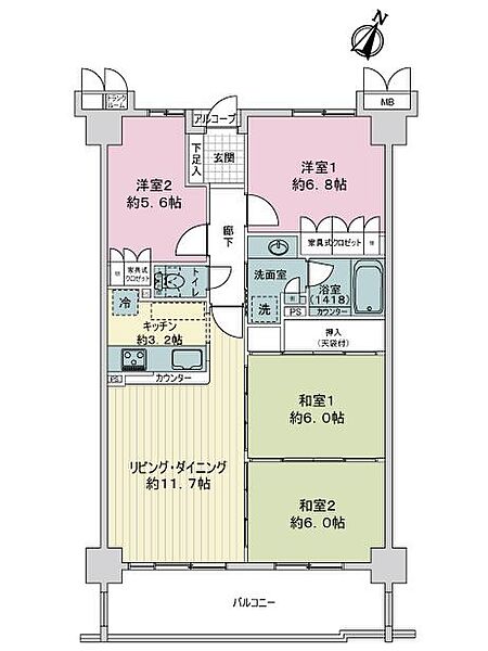 間取り：332000003829