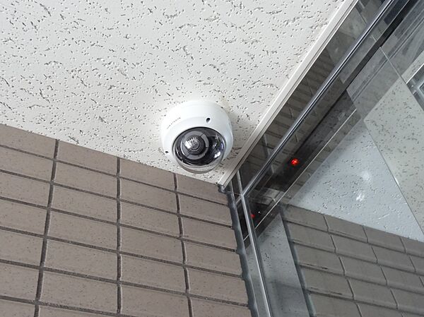 共用部各所に防犯カメラを設置