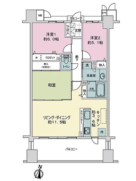 間取り：332000005254