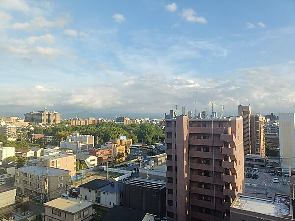 南側バルコニーから南東の眺望