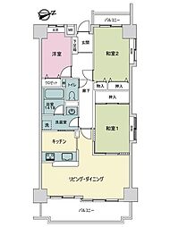 間取図画像 3LDK