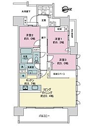 間取図画像 3LDK