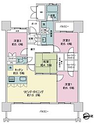 MJR南鹿児島 4LDKの間取図画像