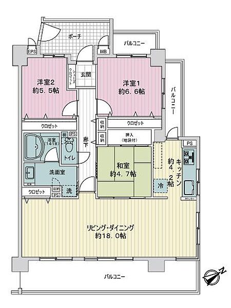 間取り：346000043091
