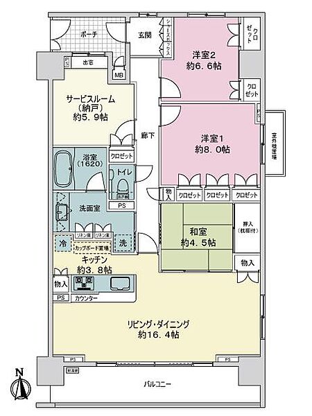間取り：322000481184