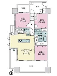 間取図画像 3LDK