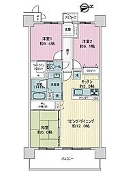 サーパス古正寺 3LDKの間取図画像
